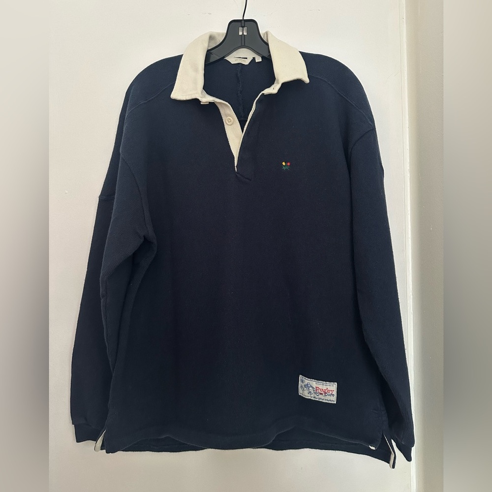 Aimé Leon Dore Navy Crest Sport Rugby